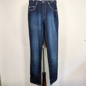 Vtg Gianni Versace vintage mid rise straight leg jeans 28